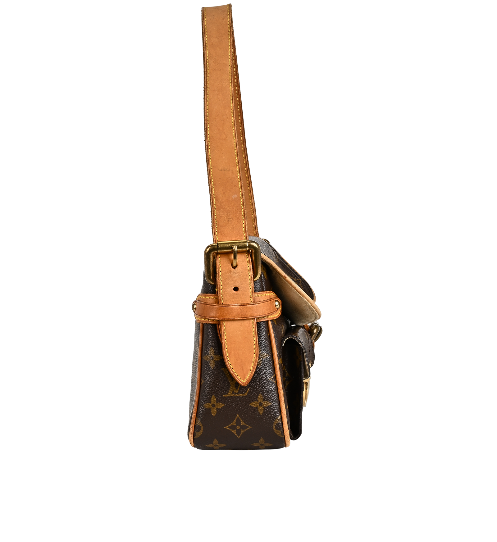 Hudson PM, &pound;850, Handbags, Brown, Canvas, Side view
